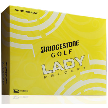 Bridgestone Lady Precept Yellow Golf Balls
