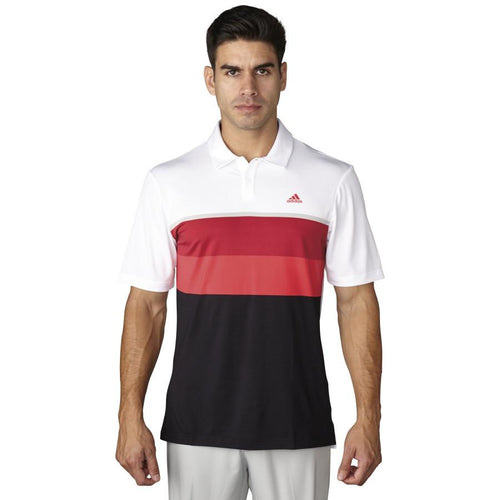 ADIDAS 2016 PGA CHAMPIONSHIP CLIMACOOL ENGINEERED STRIPE POLO, Men's Golf Shirts, Adidas - www.golfdirectnow.com