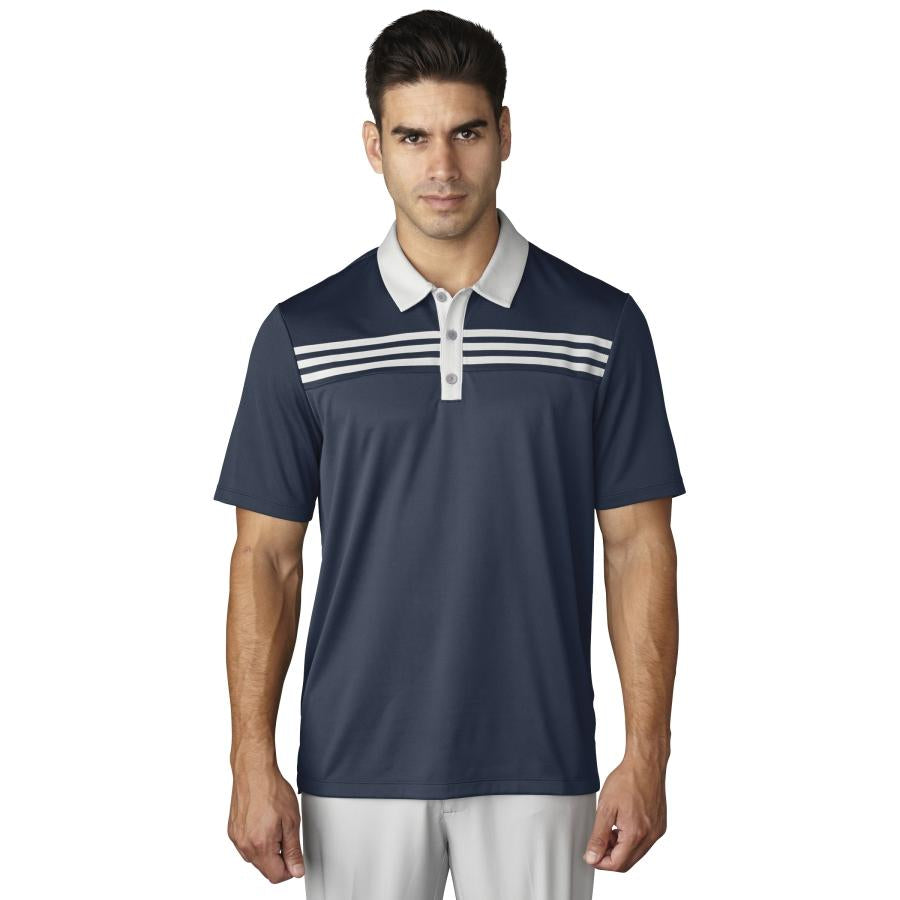 ADIDAS 3-STRIPES TEXTURED GOLF POLO