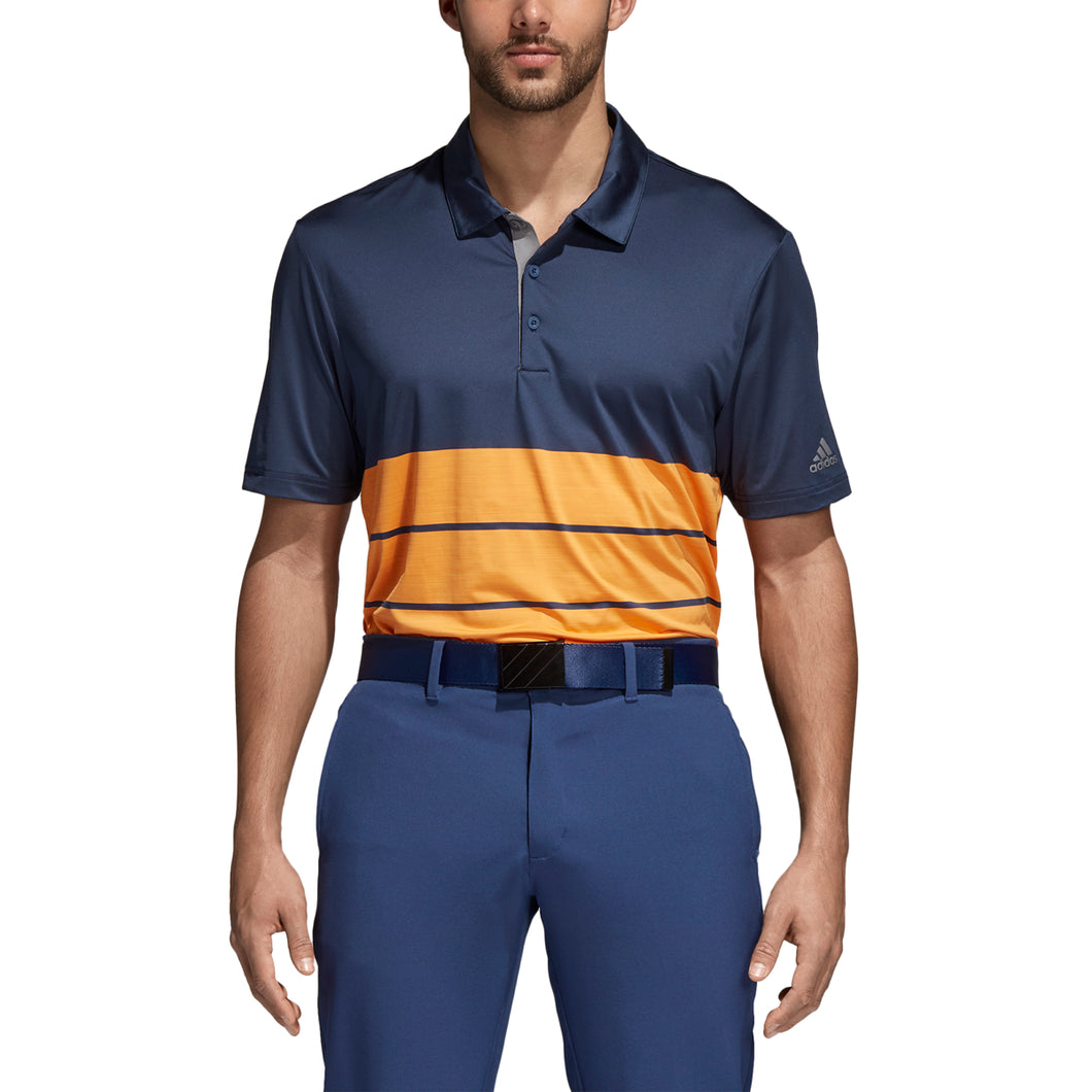 Adidas Ultimate 365 Heather Stripe Polo