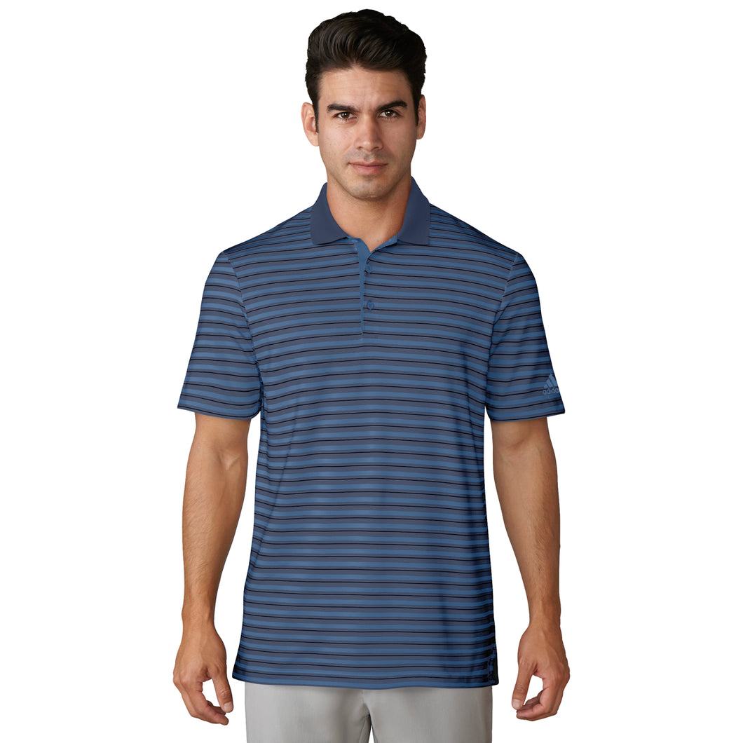 Adidas Ultimate 365 3-Color Stripe Polo