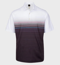 Greg Norman ML75 Microlux Stripe Print Polo